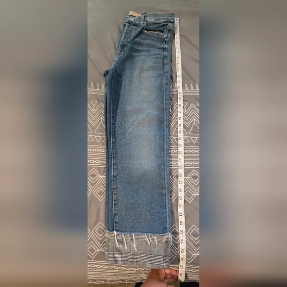 7 For All Mankind Luxe Vintage Slim Boyfriend Cropped Style Size 29 - Picture 2 of 12